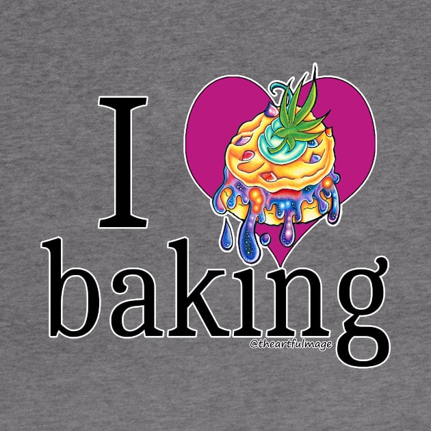 I Heart Baking (Space Cookie Version) by Artful Magic Shop